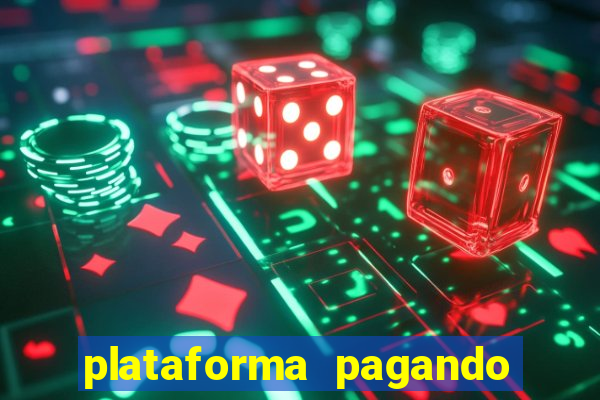 plataforma pagando no cadastro cassino